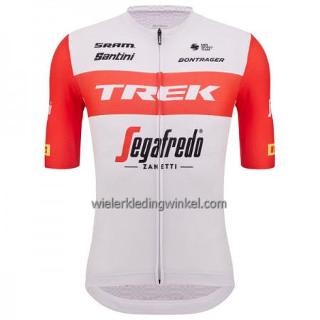 Wielershirt 2023 Trek-Segafredo Rood Wit